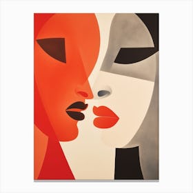 'The Kiss' 1 Canvas Print