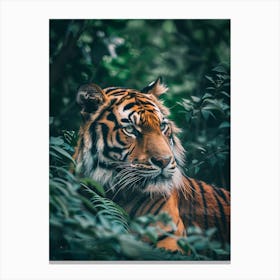 Tiger In The Jungle 2 Canvas Print