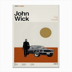 John Wick Movie Canvas Print
