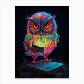 Colorful Owl 1 Canvas Print