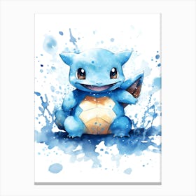 Pokemon Squirtle 4 Canvas Print