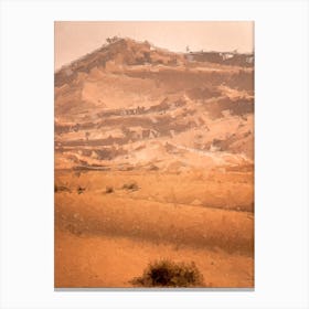 Desert Dunes Oil Painting Landscape Canvas Print