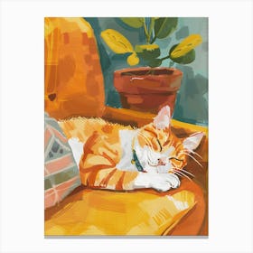 Orange Cat Canvas Print