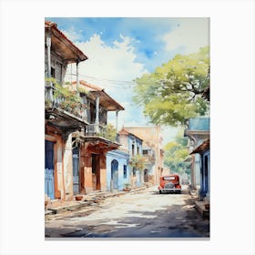 Old Manila Street 1 Canvas Print