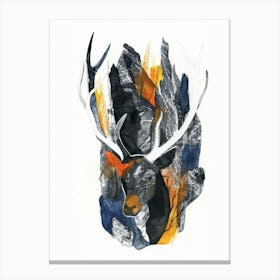 Deer Print Canvas Print