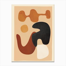 Minimal Abstract Forms Canvas Print