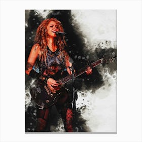 Smudge Shakira Live In Concert Canvas Print