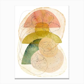 Abstract Watercolor Painting 1 Canvas Print