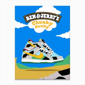 Nike Chunky Dunky Canvas Print