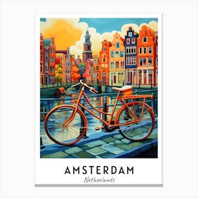 Amsterdam Netherlands Cityscape Travel Canvas Print