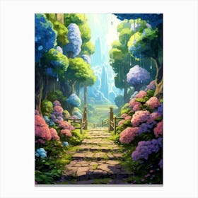 Path In The Forest Canvas Print