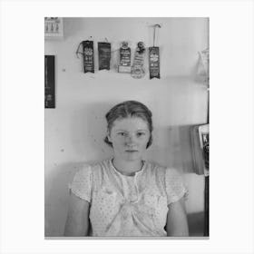 Untitled Photo, Possibly Related To Lois Stagg Who With Her Husband Rents And Runs The Cafe, Both She And Her Husba Canvas Print