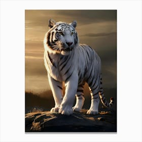 White Tiger 2 Canvas Print