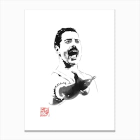 Freddie Sings 04 Canvas Print