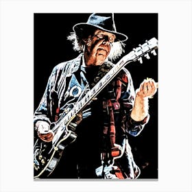 Neil Young 3 Canvas Print