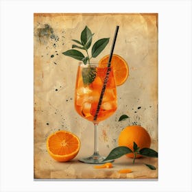 Orange Cocktail 29 Canvas Print