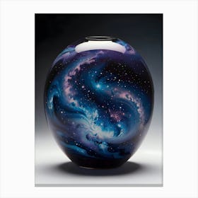 Galaxy Vase 1 Canvas Print