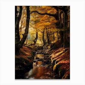 Autumn In The Woods Canvas Print