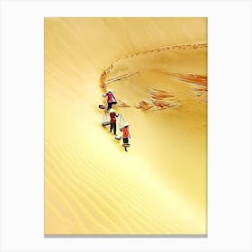 Sand Dunes In Vietnam Canvas Print