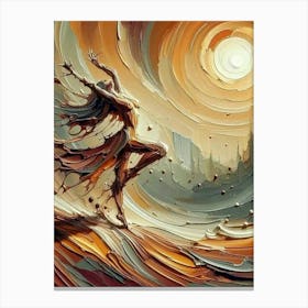 Dancer In The Sun Canvas Print