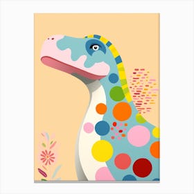 Colourful Dinosaur Segisaurus 1 Canvas Print