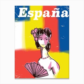 Espana Spain Travel Canvas Print