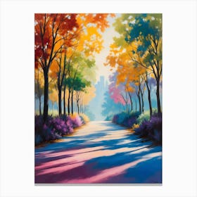 Rainbow Road Canvas Print