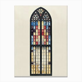 Design For A Window In The South Transept Of The Dom In Utrecht (1878–1938), Richard Roland Holst Canvas Print