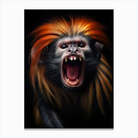 Golden Headed Lion Tamarin 1 Canvas Print