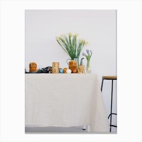 Easter Table 13 Canvas Print