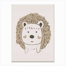 Cute Hedgehog Canvas Print