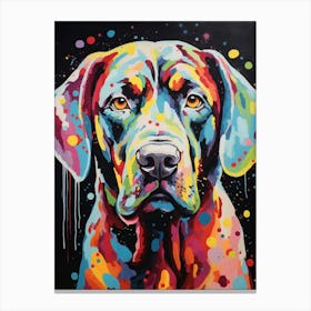 Pop Art Paint Dog 6 Canvas Print