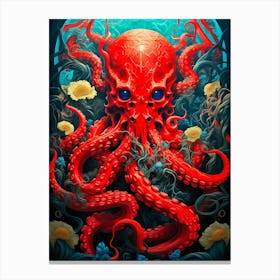 Octopus 5 Canvas Print