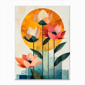 Lotus Flowers Canvas Print