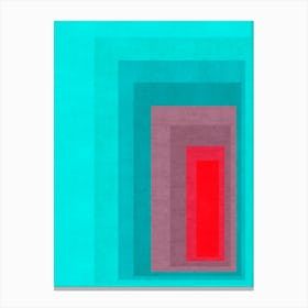 Modern gradient geometry 7 Canvas Print