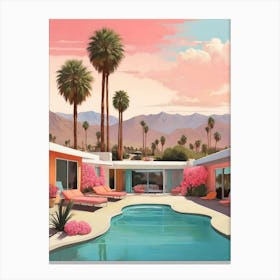 Palm Springs Art Print 1 Canvas Print