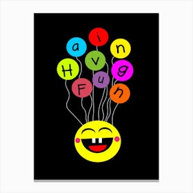 Having Fun Canvas Print