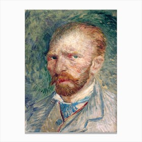 Self Portrait (1889), Vincent Van Gogh Canvas Print