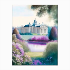 Blenheim Palace Gardens, 2, United Kingdom Pastel Watercolour Canvas Print