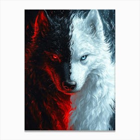 White Wolf Canvas Print