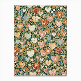 Little Hearts  Canvas Print