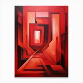 Dynamic Geometric Abstract Illustration 3 Canvas Print