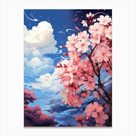 Beautiful Sakura Cherry Blossom Canvas Print