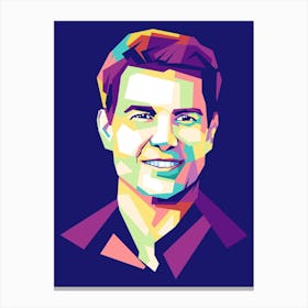 Tom Cruise Wpap Canvas Print
