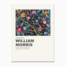 Museum Poster Inspired By William Morris 10 Canvas Print