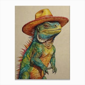 Iguana 4 Canvas Print