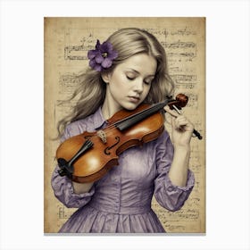 Violinist Canvas Print