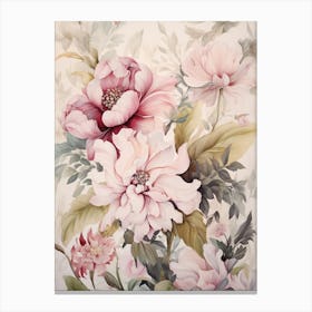 Pink Peonies Canvas Print