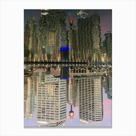 Reflections Of Darling Harbour Canvas Print