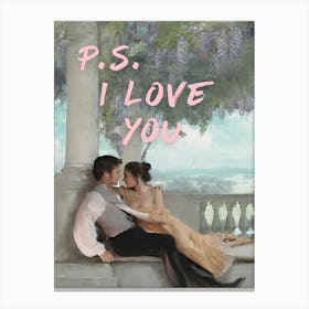 P S I Love You Canvas Print